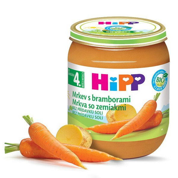 HiPP BIO príkrm mrkva so zemiakmi 125g
