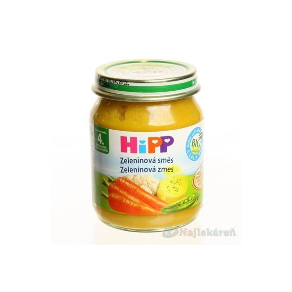 HiPP príkrm zeleninová zmes 125g