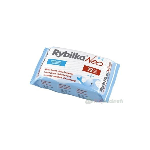 RYBILKA NEO S PANTENOLOM VLHČENÉ OBRÚSKY 72ks