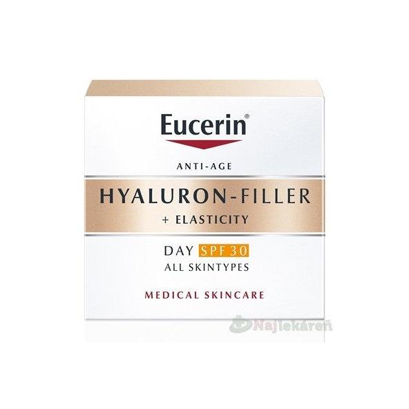 Eucerin HYALURON-FILLER+ELASTICITY SPF 30 denný krém 50ml