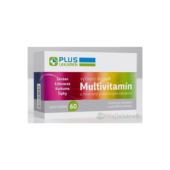 PLUS LEKÁREŇ Multivitamín s minerálmi