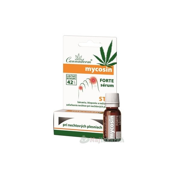 Cannaderm Mycosin FORTE – sérum proti nechtovým plesniam 10+2ml