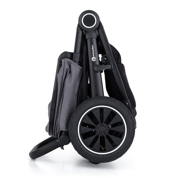 PETITE&MARS Kočík Street+ Air Black + Strieška Limited 100 Flowers