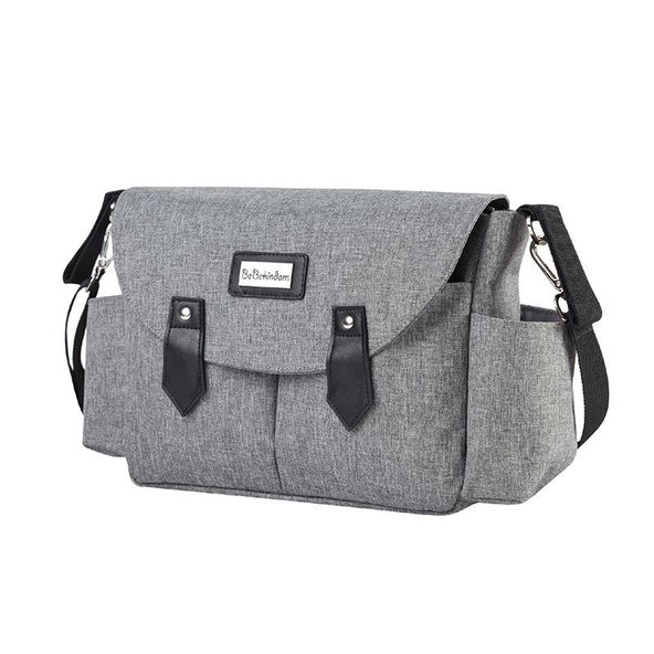 BEBEKINDOM Taška prebaľovacia Sara Grey Black