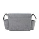 BEBEKINDOM Taška prebaľovacia Sara Grey Black