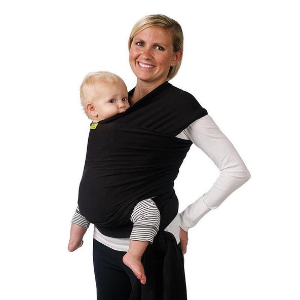 BOBA Nosič detí / šatka Boba Wrap - Black