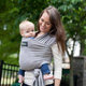 BOBA Nosič detí / šatka Boba Wrap - Grey