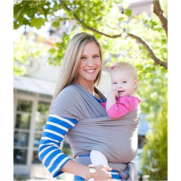 BOBA Nosič detí / šatka Boba Wrap - Grey