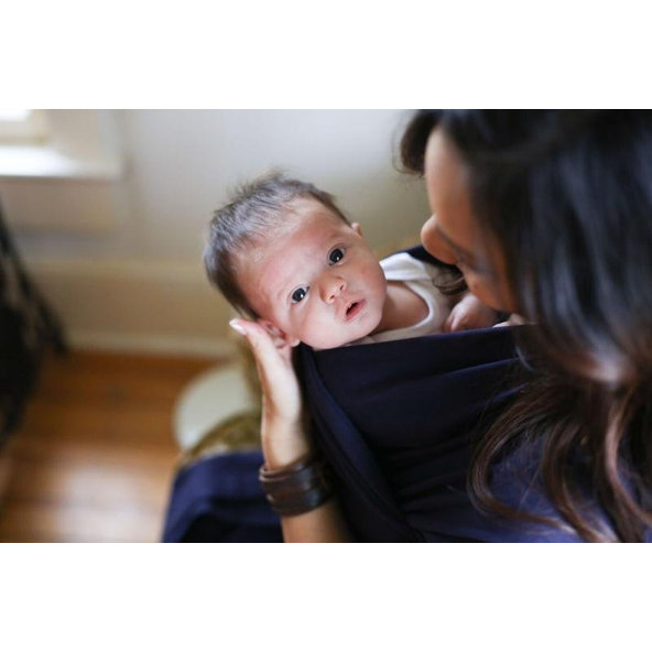 BOBA Nosič detí / šatka Boba Wrap - Navy Blue