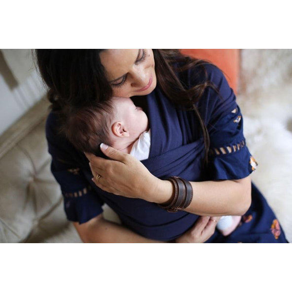 BOBA Nosič detí / šatka Boba Wrap - Navy Blue