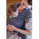 BOBA Nosič detí / šatka Boba Wrap Organic - Dark Gray