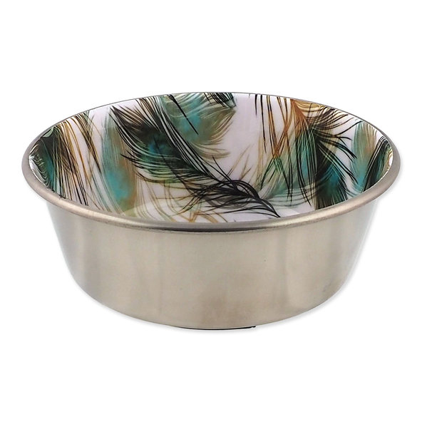 Miska Dog Fantasy nerez so vzorom vo vnútri 13cm, 480ml