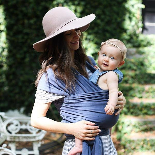 BOBA Nosič detí / šatka Boba Wrap Vintage Blue