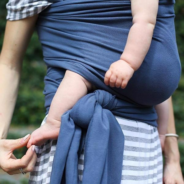 BOBA Nosič detí / šatka Boba Wrap Vintage Blue