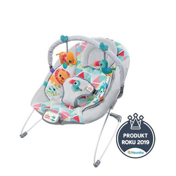 BRIGHT STARTS Lehátko vibrujúce s melódiou Toucan Tango 0m+, do 9kg, 2018