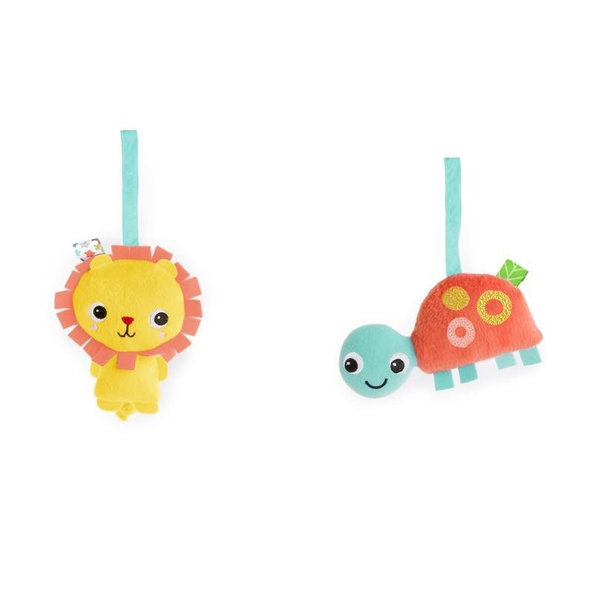 BRIGHT STARTS Lehátko vibrujúce s melódiou Whimsical Wild 0m+, do 9kg, 2019