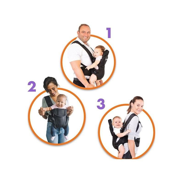 DREAMBABY Nosič ergonomický Manhattan - Black
