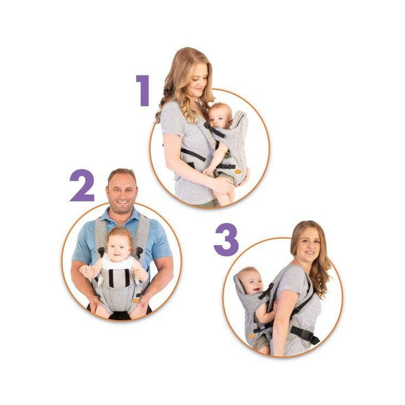 DREAMBABY Nosič ergonomický Oxford - Grey Denim