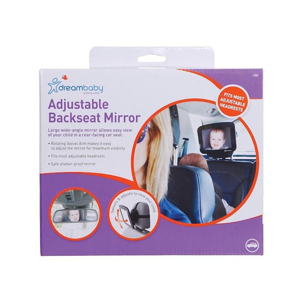 DREAMBABY Zrkadlo do auta nastaviteľné - veľké