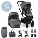 EASYWALKER Set kočík kombinovaný  Harvey3 Fossil Grey s príslušenstvom