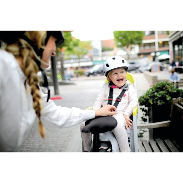 HAMAX Cyklosedačka Amaze Grey/Lime reflex