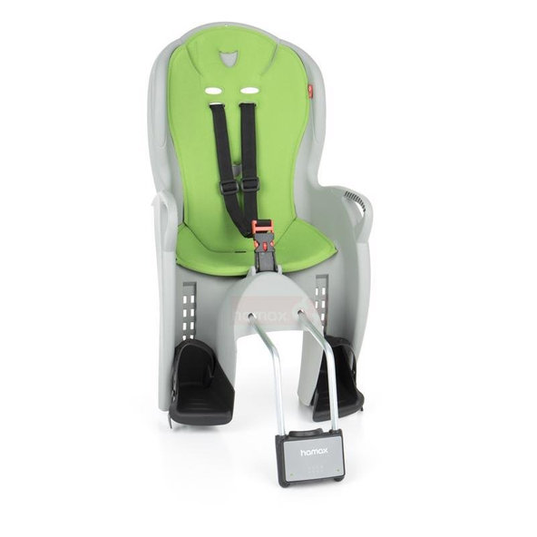 HAMAX Cyklosedačka Kiss Medium Grey/Green