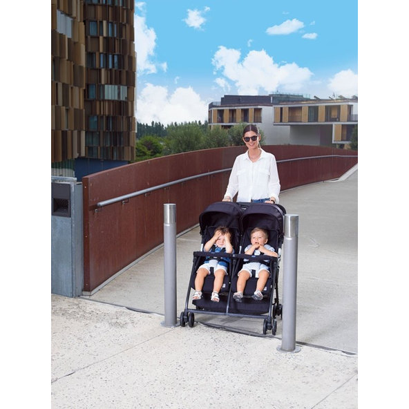 CHICCO Kočík súrodenecký športový Ohlala Twin Black Night