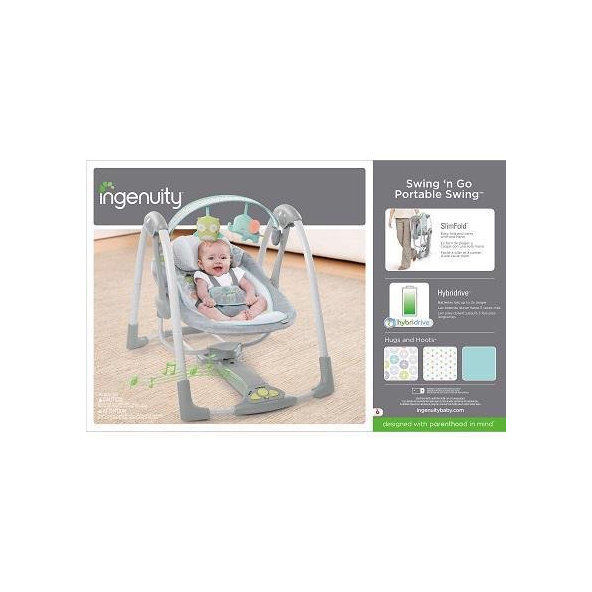 INGENUITY Hojdačka s melódiou Hoots&Hugs 0m+, do 9kg, 2019