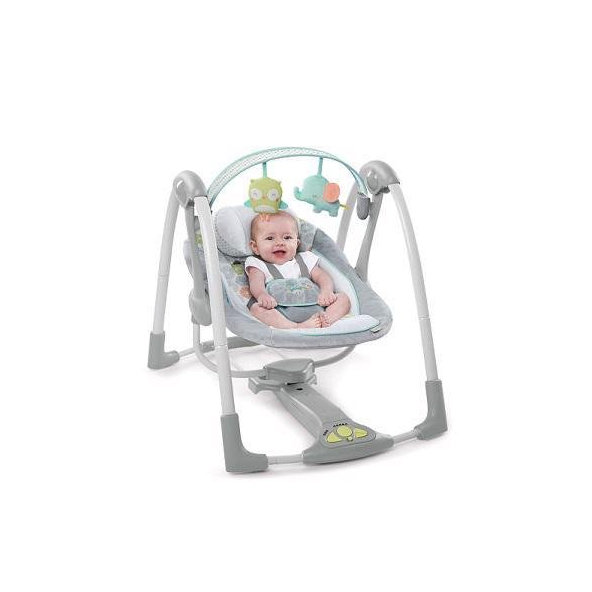 INGENUITY Hojdačka s melódiou Hoots&Hugs 0m+, do 9kg, 2019