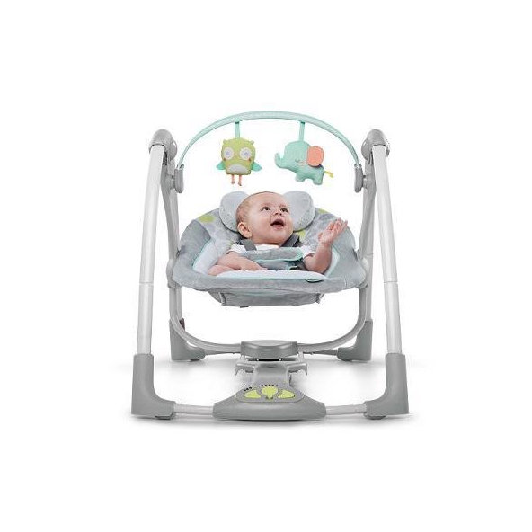 INGENUITY Hojdačka s melódiou Hoots&Hugs 0m+, do 9kg, 2019