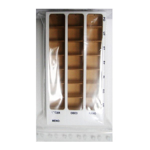 Kazeta na lieky pre celý týždeň 1ks