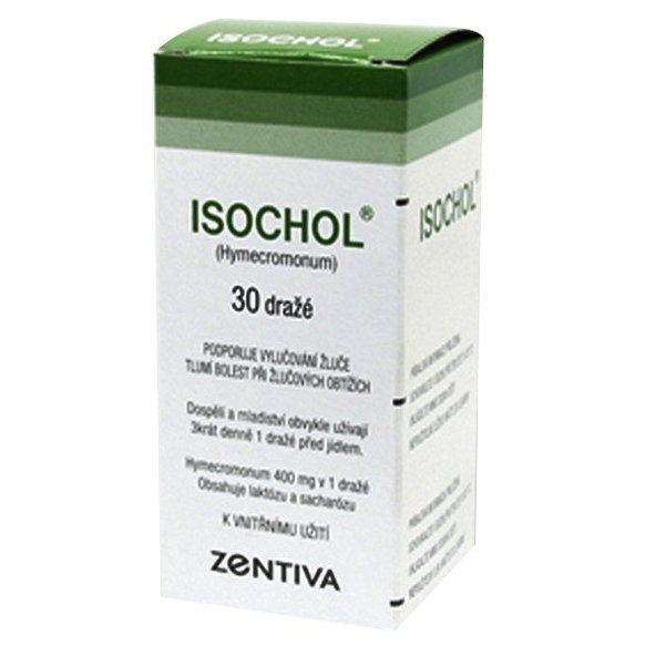Isochol 400 mg  problémy so žlčníkom 30 tbl