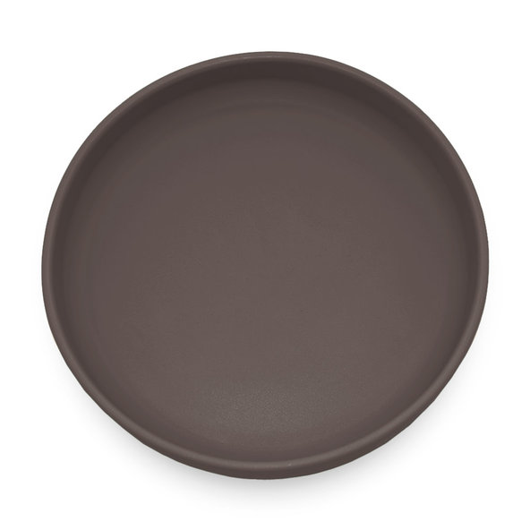 PETITE&MARS Tanier silikónový s prísavkou Take&Match Bitter Cocoa 6m+