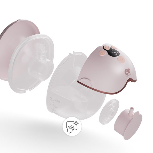 KINDERKRAFT Odsávačka Single Hands-free Mamaflow Pink