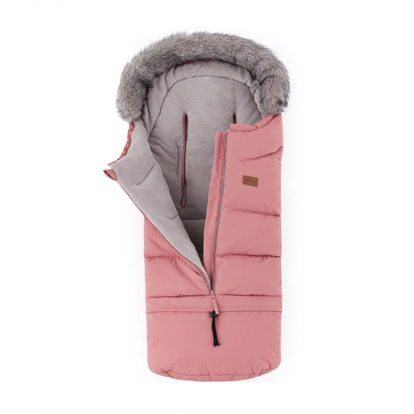 PETITE&MARS Set fusak Arctic 4v1 + rukavice Furry Old Rose