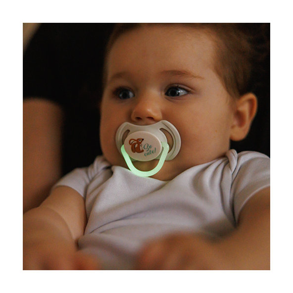 BABYONO Cumlíky silikónové symetrické 6-18m 2 ks