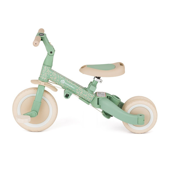 PETITE&MARS Trojkolka multifunkčná 5v1 Turbo - limitovaná edícia Green Twist