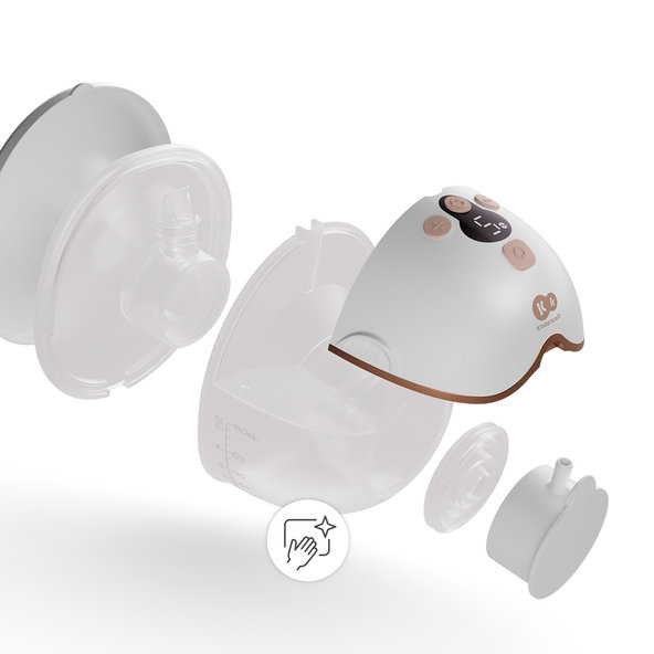 KINDERKRAFT Odsávačka Single Hands-free Mamaflow Gold