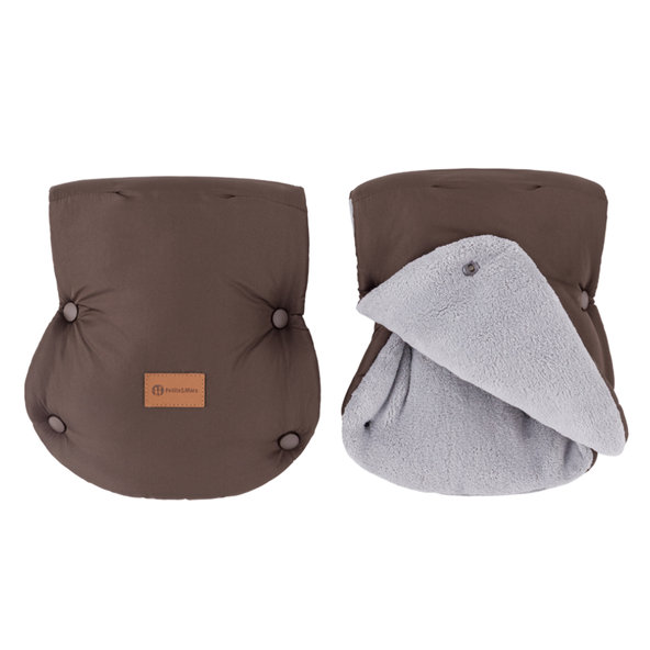 PETITE&MARS Rukavice Jasie Dark Wallnut
