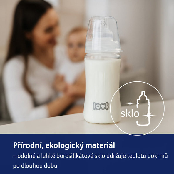 LOVI Sklenená fľaša 250 ml