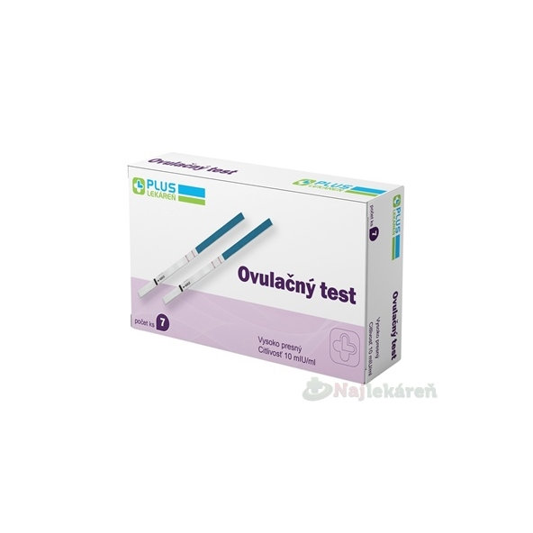 PLUS Lekáreň Ovulačný test prúžkový 7ks