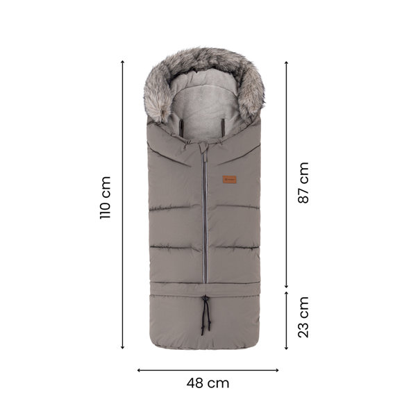 PETITE&MARS Set fusak Arctic 4v1 + rukavice Fjora Mocha Mousse