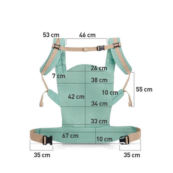 KINDERKRAFT Nosič detí Nino Pink