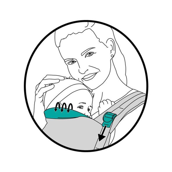 KINDERKRAFT Nosič detí Nino Pink