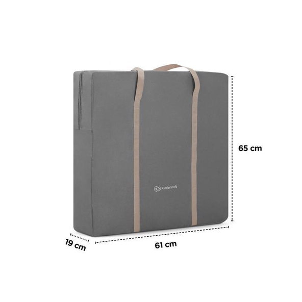 KINDERKRAFT Postieľka detská 3v1 Lovi Gray