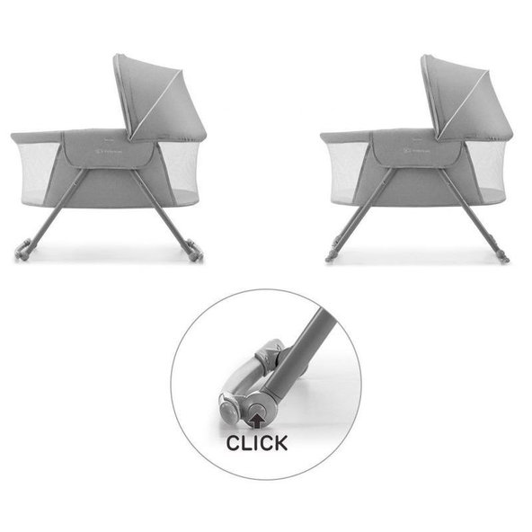 KINDERKRAFT Postieľka detská 3v1 Lovi Gray