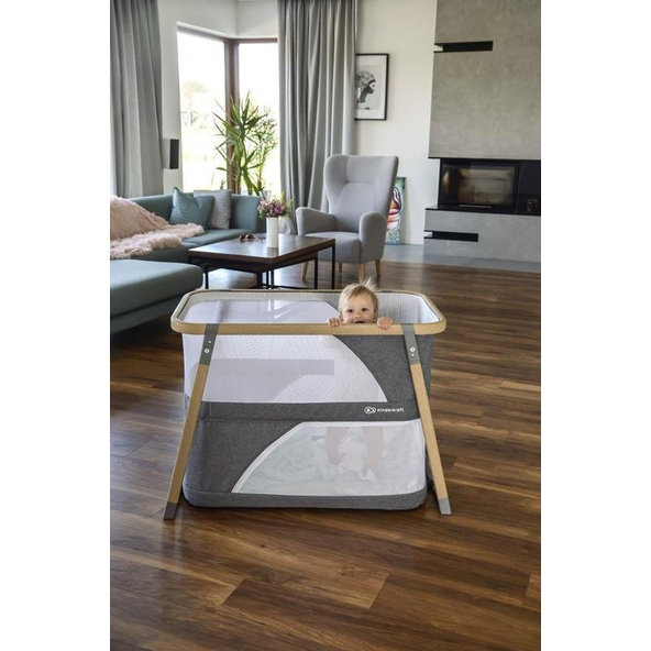 KINDERKRAFT Postieľka multifunkčná 4v1 Sofi Gray