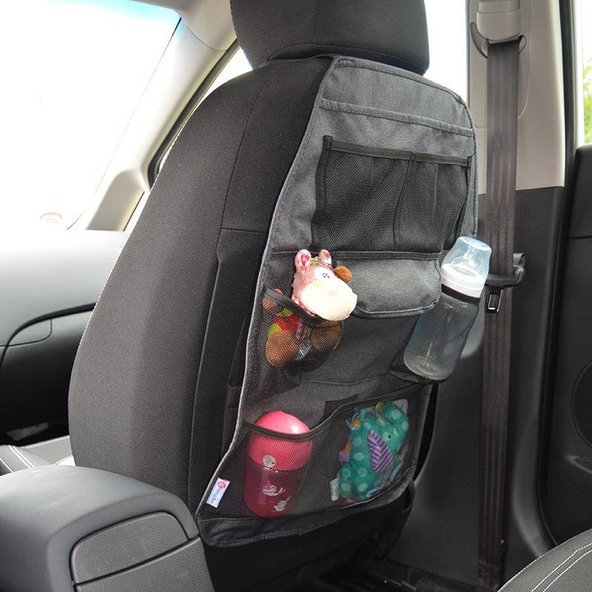 PETITE&MARS Autosedačka Prime II Isofix Stone Air (9-36 kg) + organizér na sedadlo Order