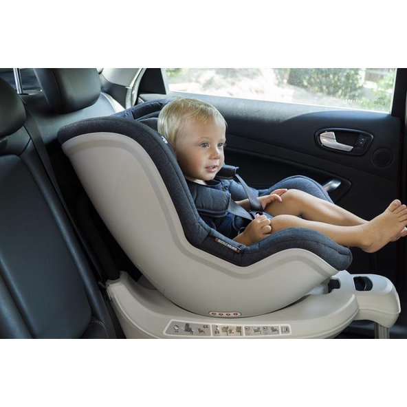 PETITE&MARS Autosedačka Reversal II (0-18 kg) Isofix - Grey
