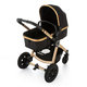 PETITE&MARS Kočík kombinovaný 2v1 Grand II Golden Ebony